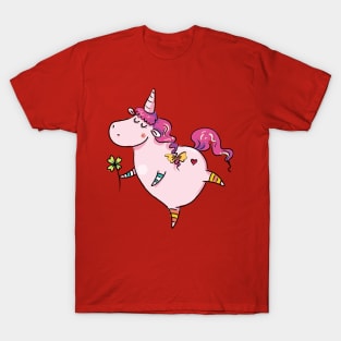 Unicorn & Flower T-Shirt